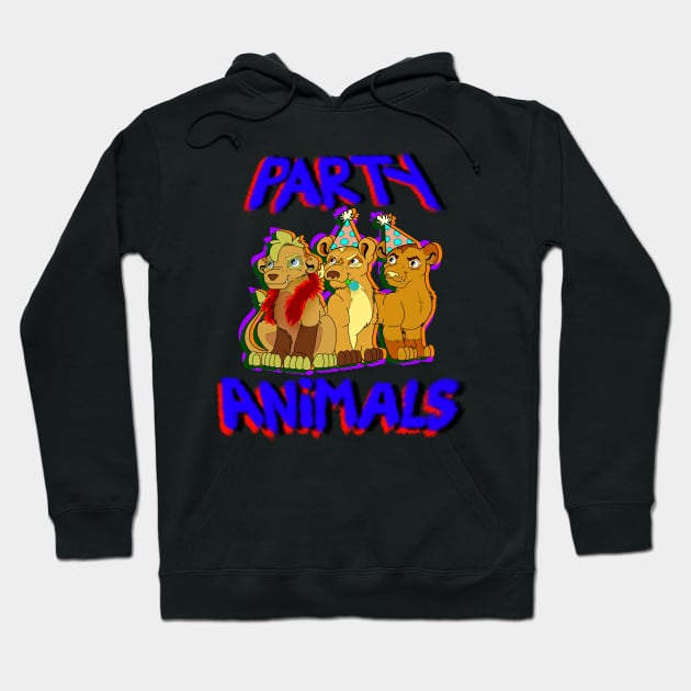 Party Animals Hoodie by RockyHay